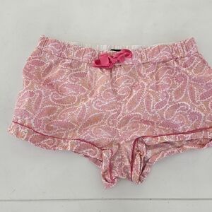 JCREW Pink Paisley Sleep Shorts S